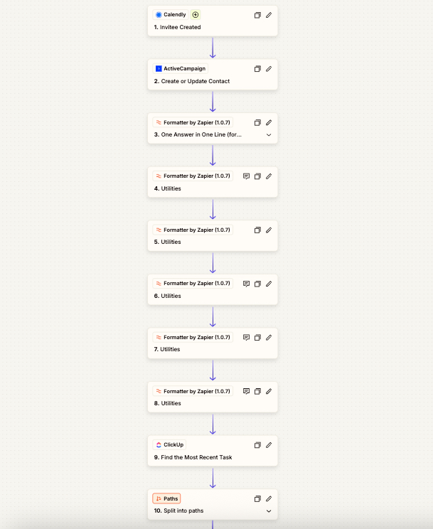Calendly Routing workflow screenshot 1